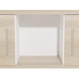 Meyvaser Mueble de salón y TV Composición para salón 200 cm Color Cambrian y Gran Espacio de Almacenamiento