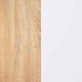 Pack Cabecero de 160 x 120 cm + 2 Mesitas de Noche| Color Cambria y Blanco (para Cama de 135-140 o 160)