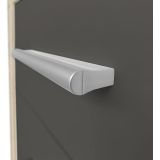 Pack Cabecero de 160 x 120 cm + 2 Mesitas de Noche| Color Cambria y Grafito (para Cama de 135-140 o 160)