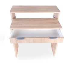Mesa Escritorio Extensible, Color Cambrian, Medidas: 90 cm (Largo) x 33-63,4 cm (Ancho) x 87,5 cm (Alto)