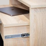 Mesa Escritorio Extensible, Color Cambrian, Medidas: 90 cm (Largo) x 33-63,4 cm (Ancho) x 87,5 cm (Alto)