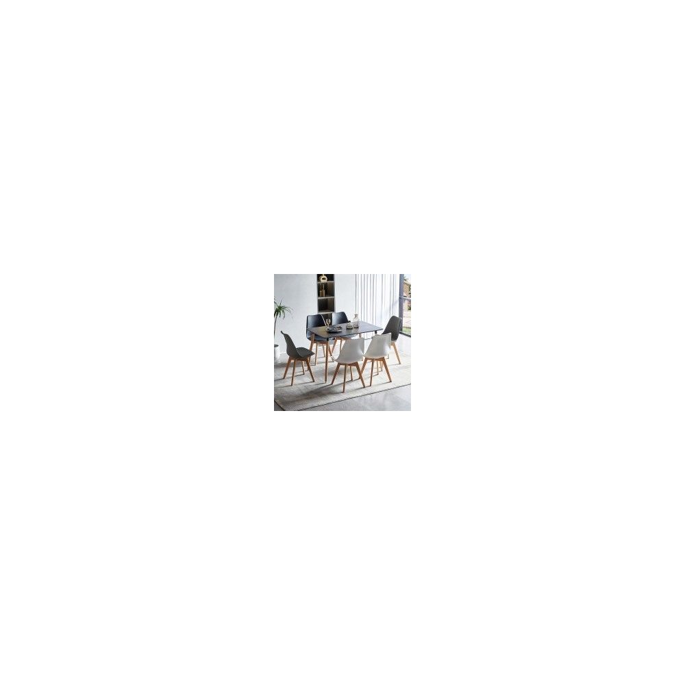 Mesa de Comedor o Cocina de 120 cm Lacada Color Negro 76x120x80 Cm – Alta Resistencia y Durabilidad