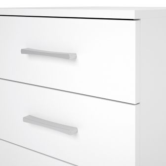 Cajoneras Para escritorio con ruedas 3 Cajones color blanco 58 x 45 x 44 Cm (alto x ancho x fondo)